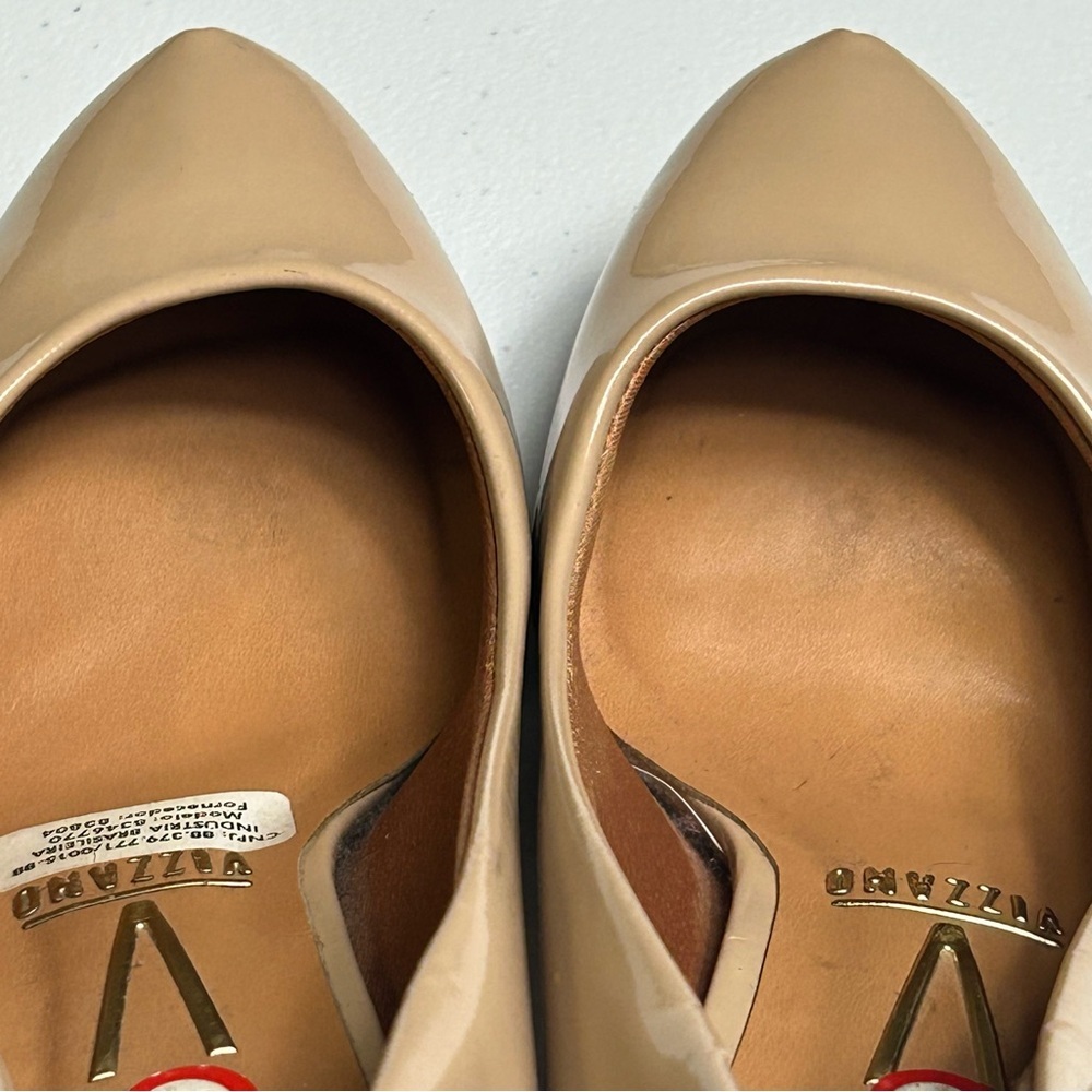 Vizzano Glamour Nude Tan Heels Shoes Womens | Size 6 - Picture 6 of 11